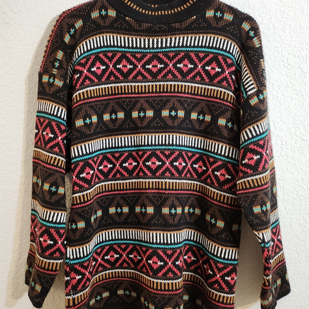 Vintage retro oversized sweater